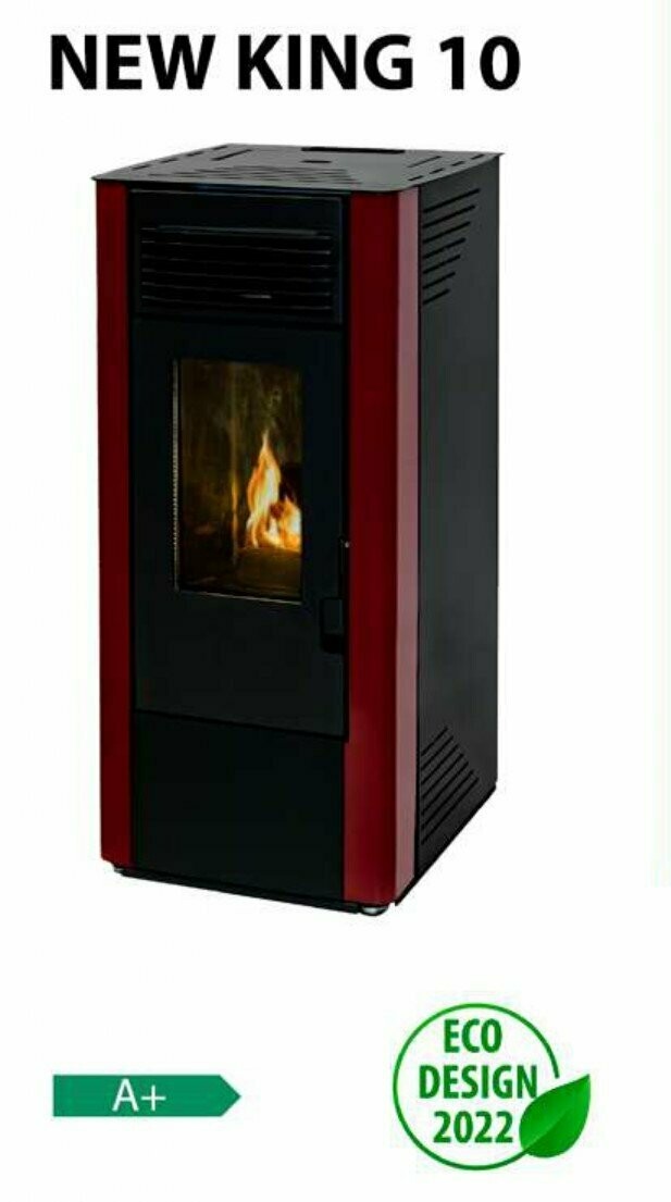 ESTUFA DE PELLETS NEW KING NUEVO 9,9 KW MODELO 2021 EIDER