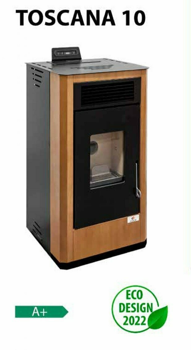 ESTUFA DE PELLET TOSCANA 10 KW EIDER