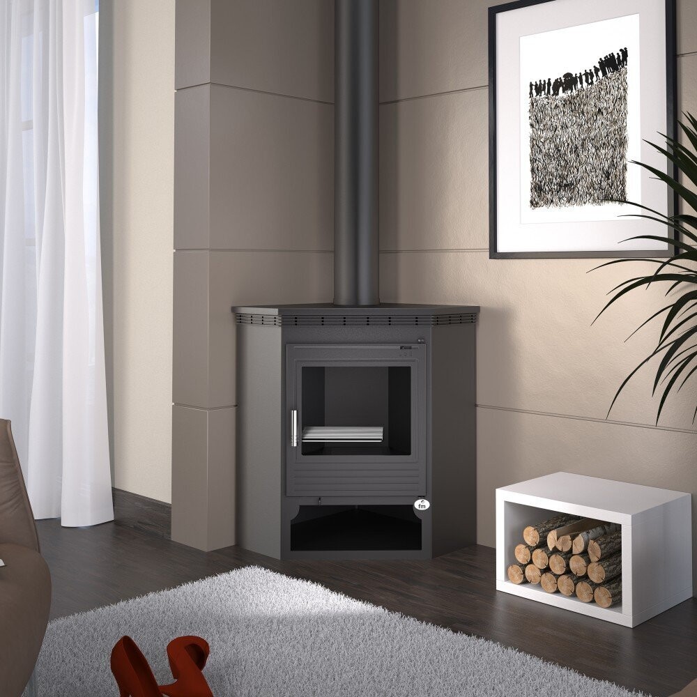 ESTUFA DE LEÑA  RINCON  M-105 FM  POTENCIA MÁXIMA 15KW