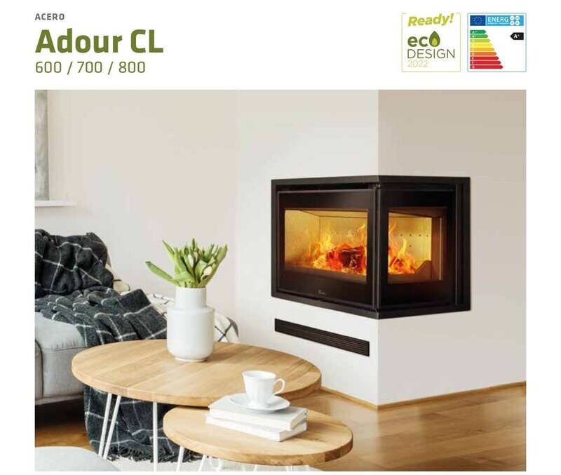 INSERTABLE DE LEÑA ADOUR 700 CL 9,5 KW LACUNZA