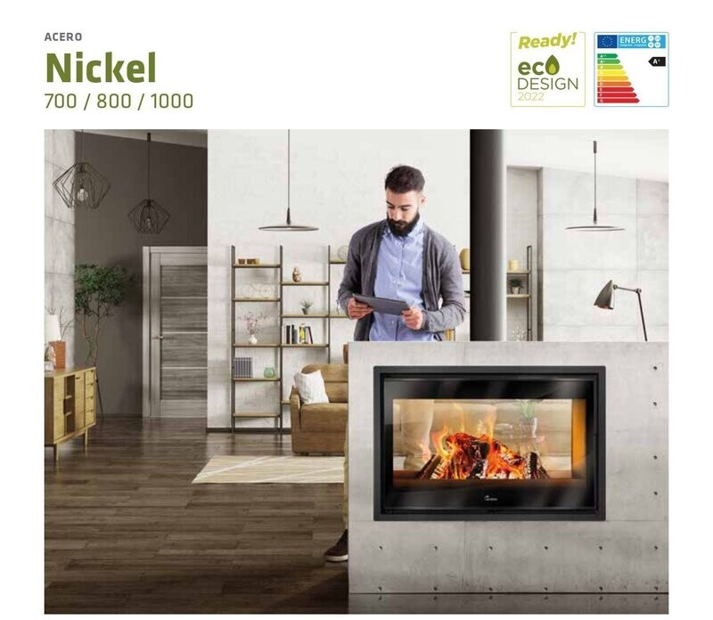 INSERTABLE DE LEÑA NICKEL 1000 / 17KW LACUNZA
