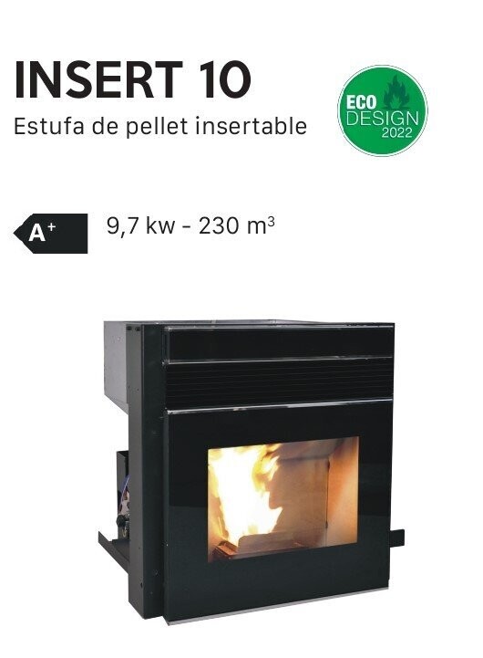 INSERTABLE DE PELLETS 10KW FABRICALOR