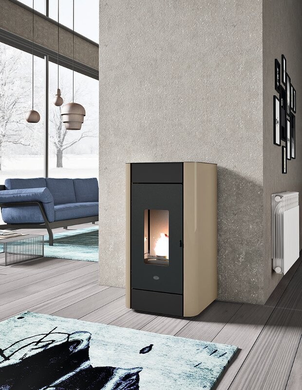 HIDROESTUFA DE PELLET FRIDA 13 kW EVA CALOR VENTILADA