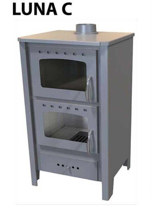ESTUFA DE LEÑA LUNA C  6,5 KW EIDER