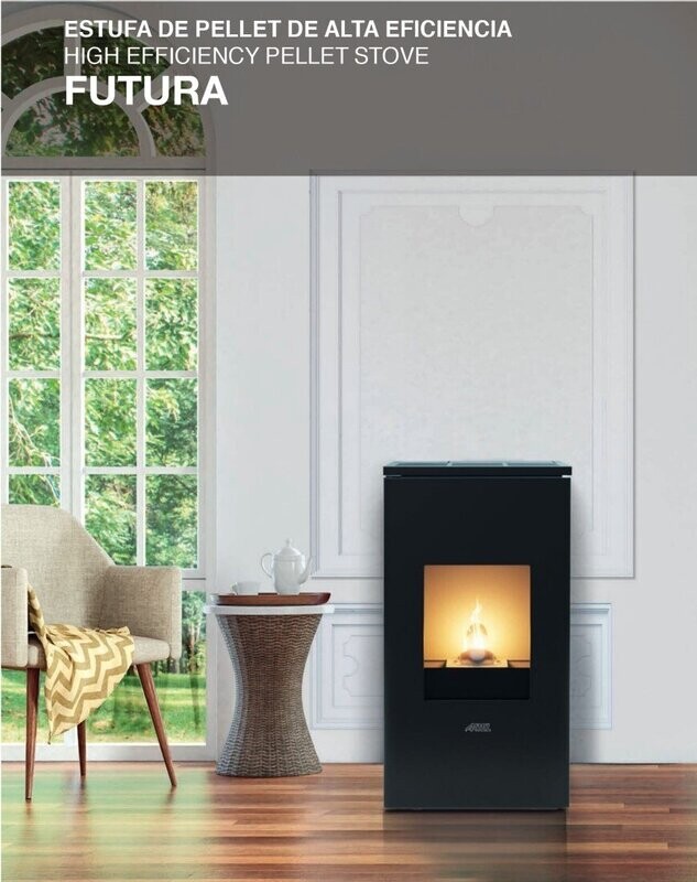 ESTUFA DE PELLET FUTURA 11 KW