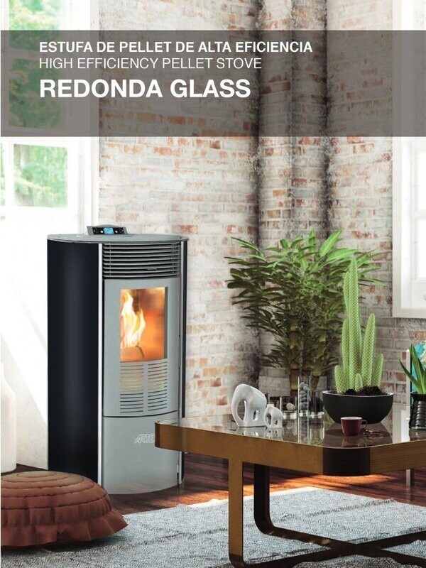 ESTUFA DE PELLET CRISTAL   10,10 KW