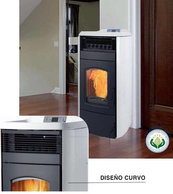 ESTUFA DE PELLET DALIA LUX 12,4 KW CANALIZADA FABRILOR