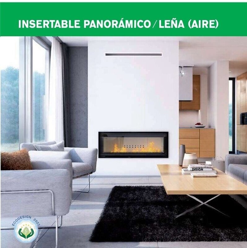 Insert de leña duero 100/G potencia 14 kw