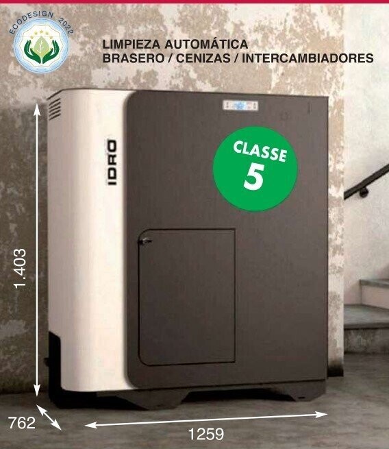 CALDERA  POLICOMBUSTIBLE OSLO 45 CON ACS FABRILOR