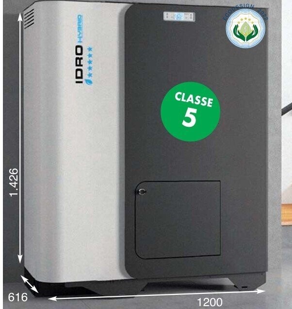 CALDERA DE PELLETS HIBRIDA  ACUMULADA ACS 29,4  KW