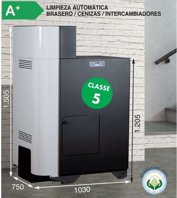 CALDERA DE PELLET HIBRIDA  FLEX 23 KW ACS NO INTEGRADA