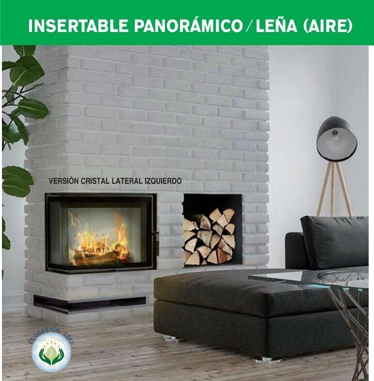 INSERTABLE DE LEÑA EBRO LATERAL DERECHO 70/ 15 KW FABRILOR