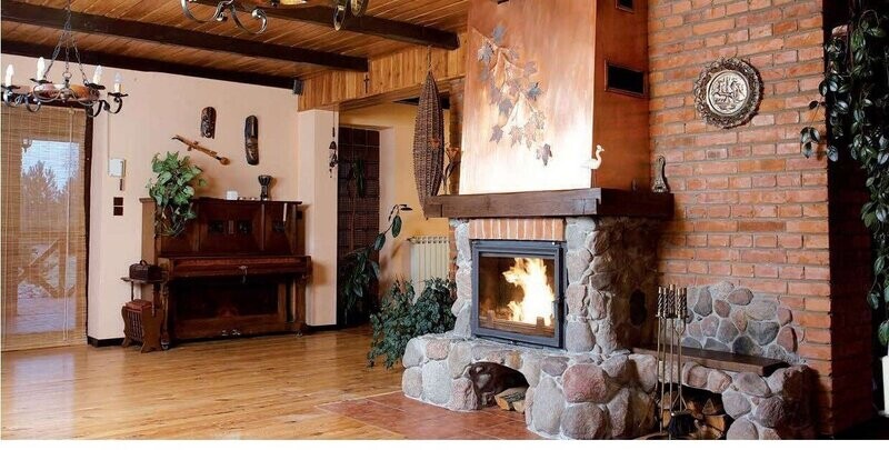 HOGAR DE LEÑA CALVITERO 14 KW FUNDICION FABRILOR