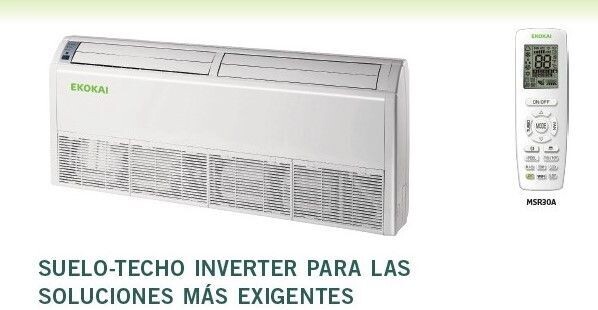 AIRE ACONDICIONADO TIPO SUELO TECHO STA50FRMX 4300 FRIGORÍAS MARCA EKOKAI GAMA COMERCIAL