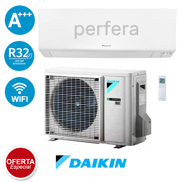 AIRE ACONDICIONADO INVERTER SERIE PERFERA SPLIT 1X1 MARCA DAIKIN MODELO  TXM20R 1720 FRIGORIAS
GAMA DOMÉSTICA