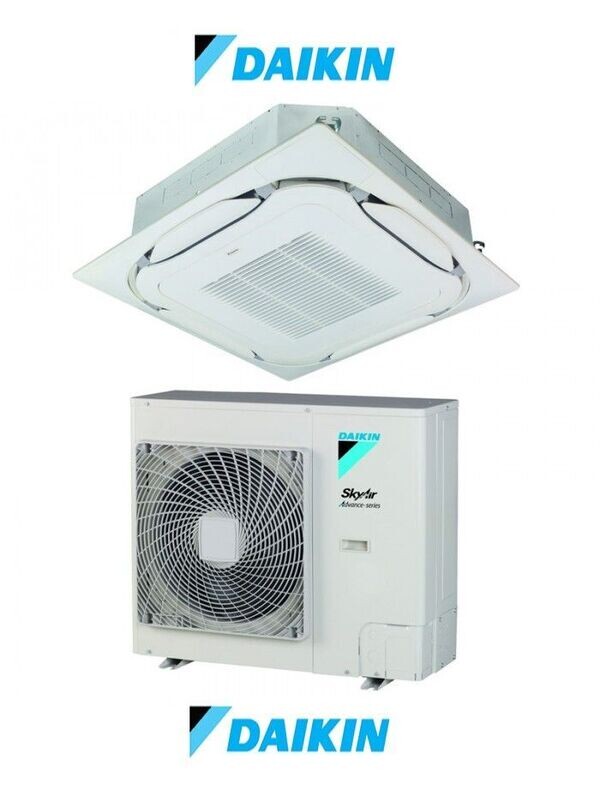 CONJUNTO AIRE ACONDICIONADO TIPO CASSETTE 51D3FCAG71B 5848FRIGORÍAS MARCA DAIKIN  SERIE ACTIVE
GAMA RESIDENCIAL