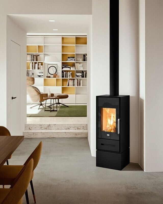 Estufa de leña regina 9,5 kw