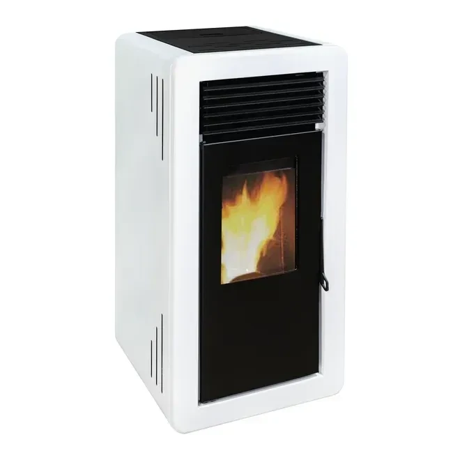 ESTUFA DE PELLETS DE 8 KW BLANCO