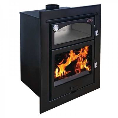 INSERTABLE DE LEÑA INSERT ASTON  CON HORNO 13,1 KW EIDER