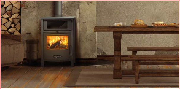 ESTUFA DE LEÑA  SAGRA CP HORNO  9 KW LACUNZA