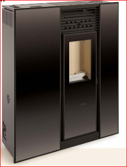 ESTUFA DE PELLET GENESIS GLASS 6KW FERLUX