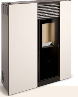 ESTUFA DE PELLET GENESIS STEEL 6KW FERLUX