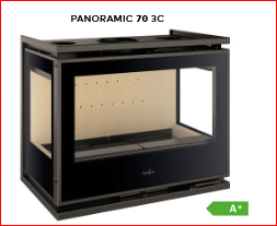 INSERTABLE DE LEÑA PANORAMIC 70 3C FERLUX