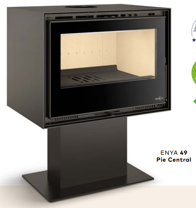 INSERTABLE DE LEÑA ENYA 49 PIE CENTRAL  FERLUX