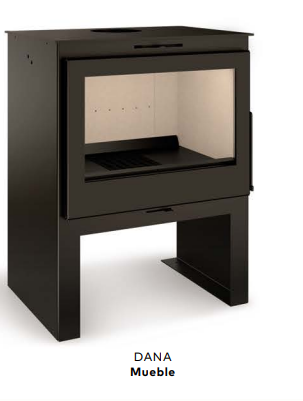 ESTUFA DE LEÑA DANA MUEBLE FERLUX