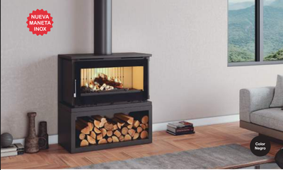 ESTUFA DE LEÑA FRONTAL M-100 LK FM  POTENCIA MÁXIMA 19KW ESTUFA DE LEÑA FRONTAL M-100 LK FM  POTENCIA MÁXIMA 19KW