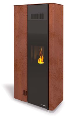 ESTUFA DE PELLET CORTEN 6810 6-9-12 KW