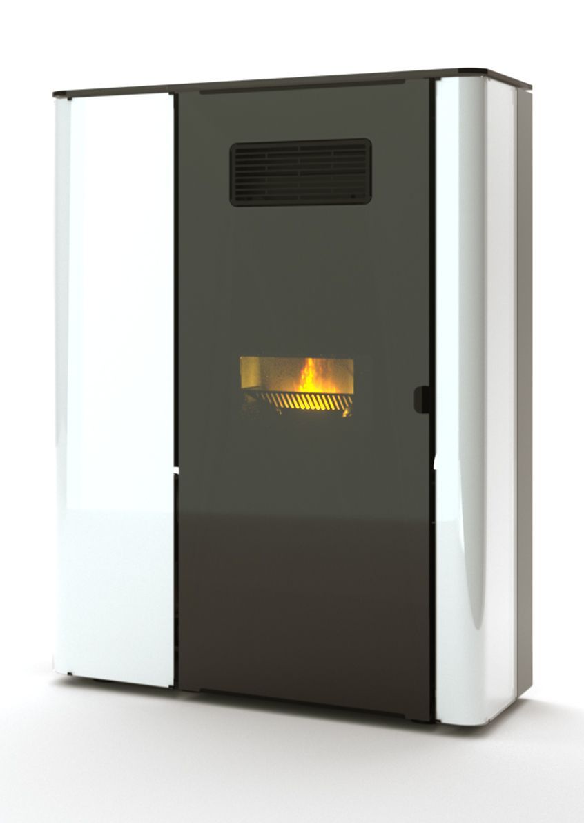 TERMOESTUFA HIDRO DE PELLET FIT I GLASS 24KW