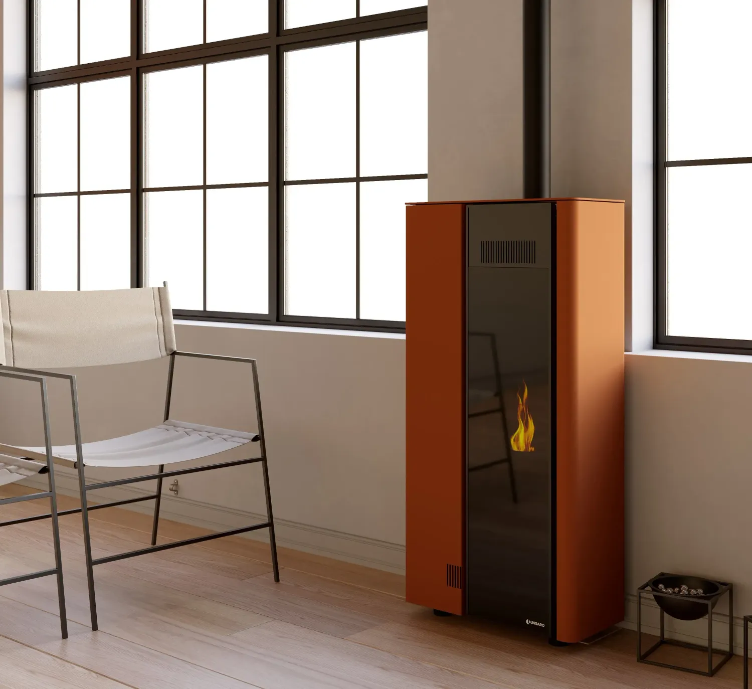 Estufa de pellets CRT 6kw,9kw,12 kw