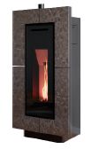 Estufa de pellets  empress ap 1000 stone 10kw,14kw