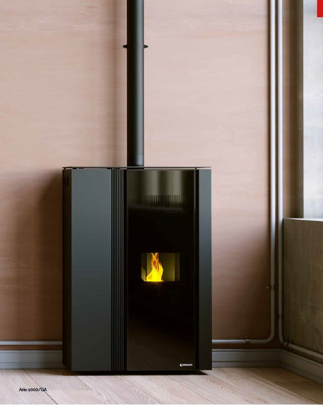 Estufa de pellets ario 1000 potencia 8,5 kw