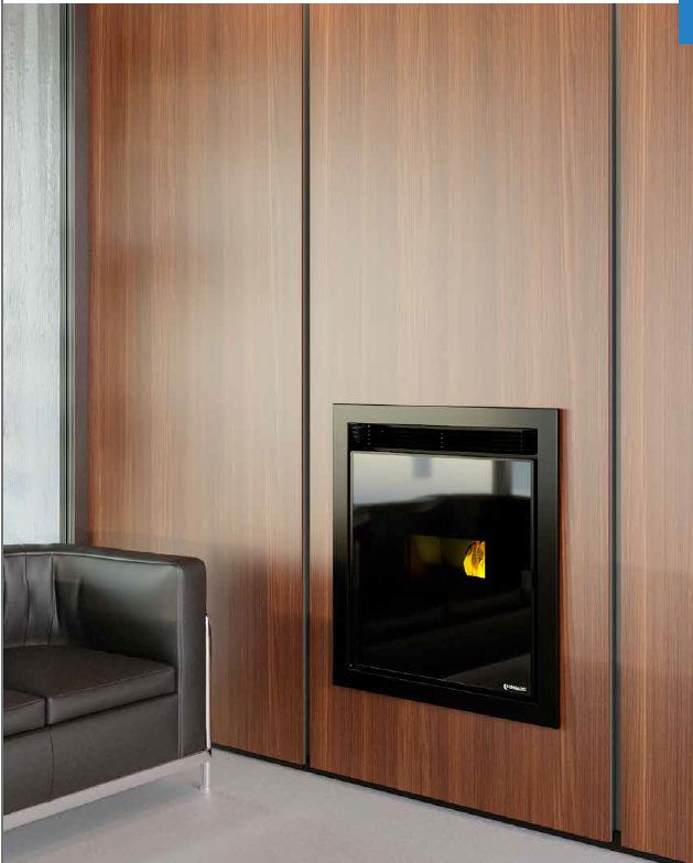 Insert hidro de pellets yncas l  24kw