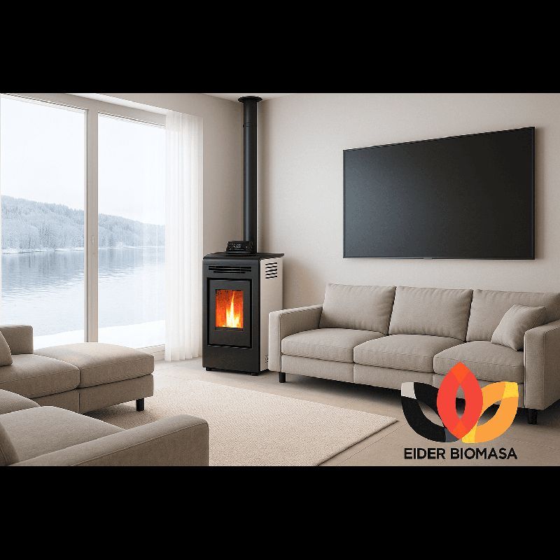 Estufa de pellets power 9 kw