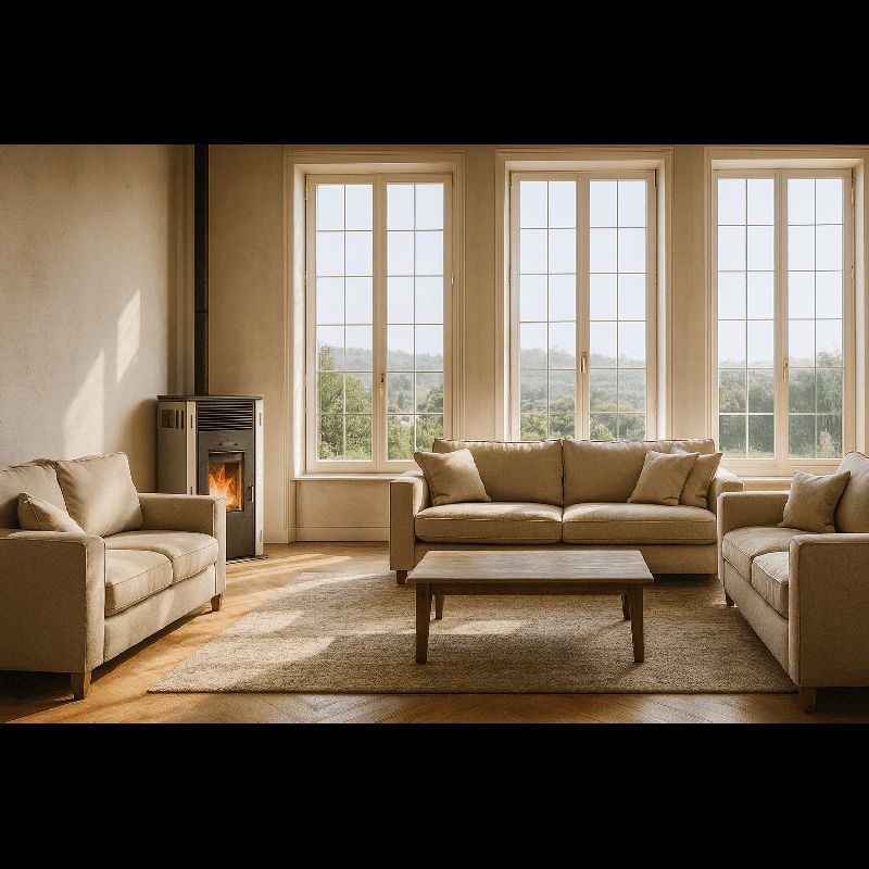 Estufa de pellets cero ren 10 kw