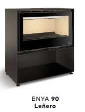 Insert de leña enya 90 leñero 11 kw
