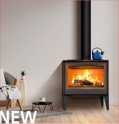 Estufa de leña martina  14 kw