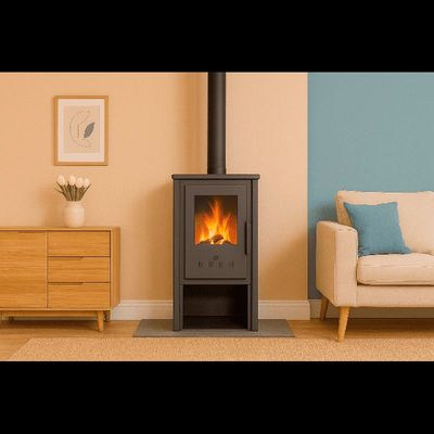 Estufa de leña amina 8,12 kw