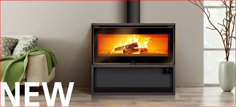 Estufa de leña paris 800