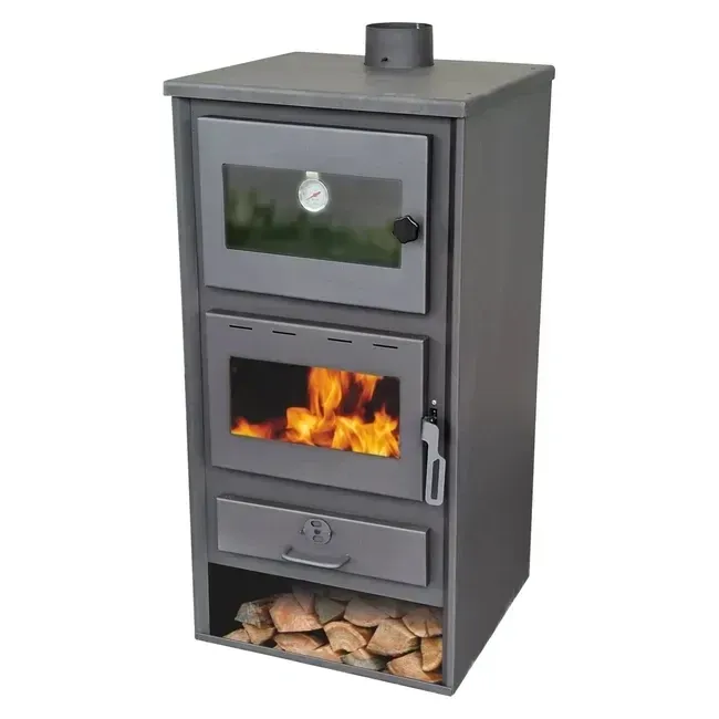 Estufa de leña bigfire horno 13 kw