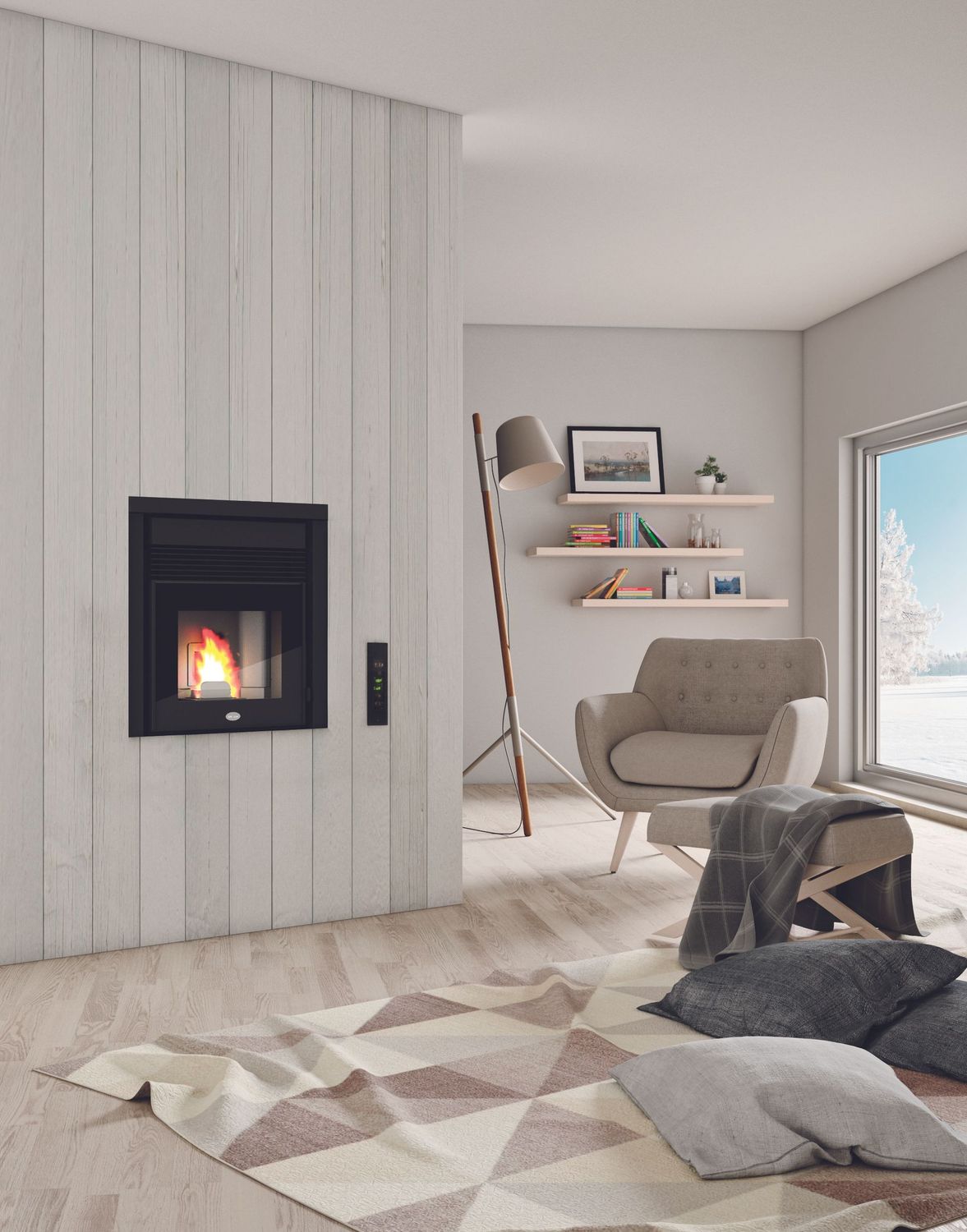 Insert de pellets new andrea 11 kw canalizable Insert de pellets new andrea 11 kw canalizable