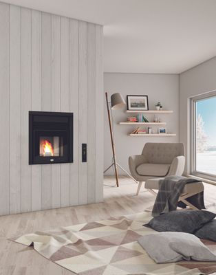 Insert de pellets new andrea 11 kw canalizable