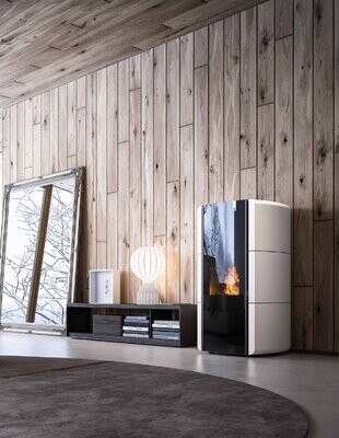 Estufa policombustible curvy 9 kw