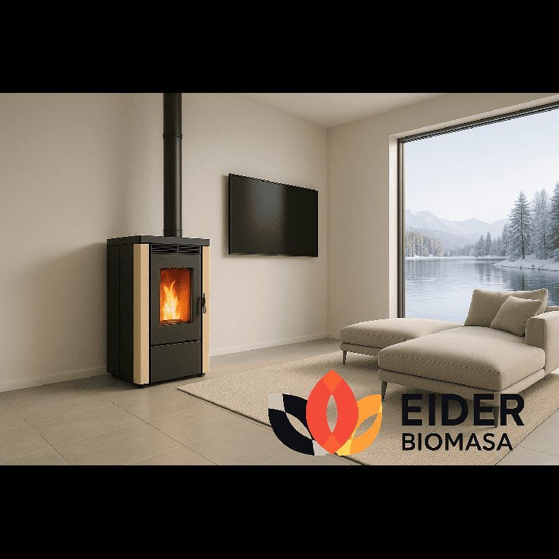 Estufa de pellets elite 7 kw Eider