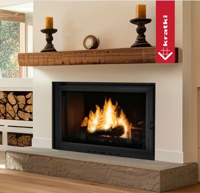 Chimenea de leña de hierro fundido kratki oliwia 16 kw /Ø 200 Chimenea de leña de hierro fundido kratki oliwia 16 kw /Ø 200