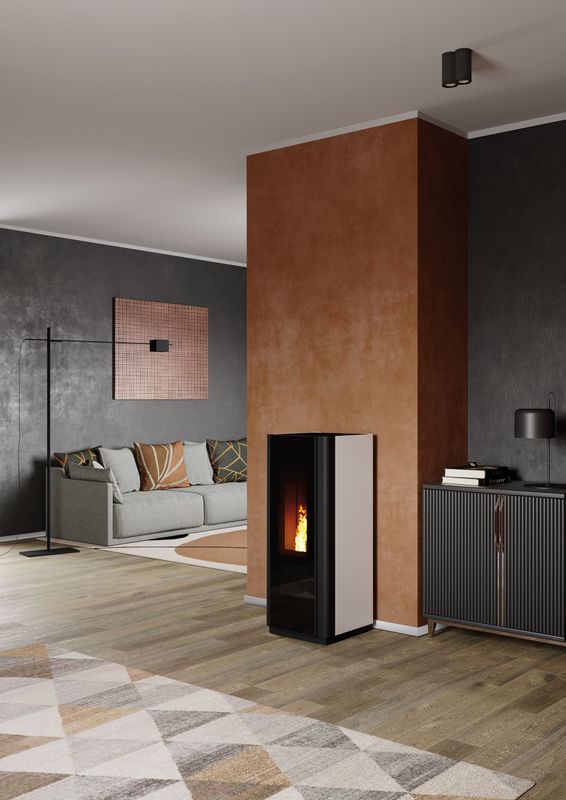 Estufa de pellet  QUADRA 11 Evacalor 11,1kw