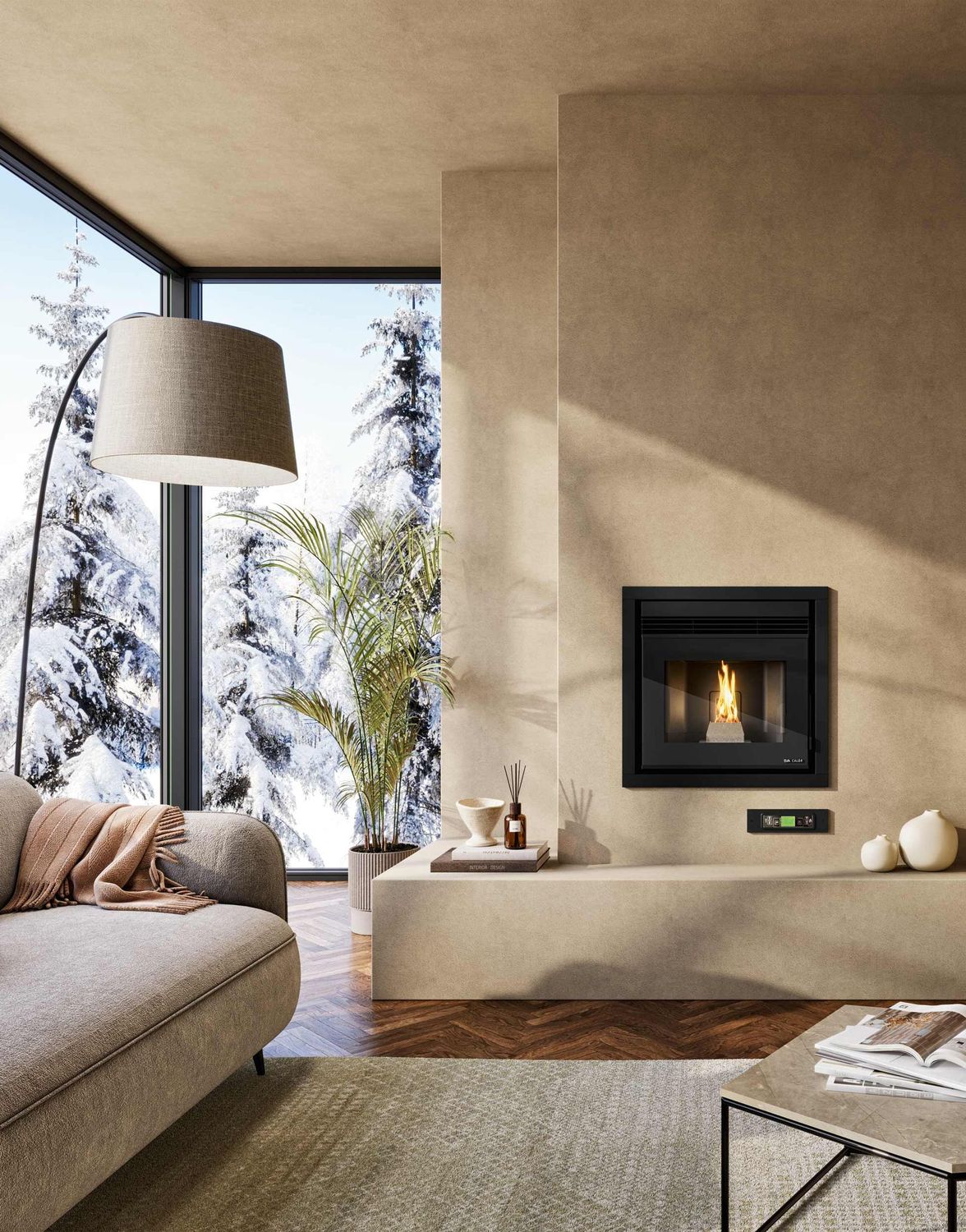 New Estufa de pellets FRANCO CANALIZZATO 8,5 kw Evacalor